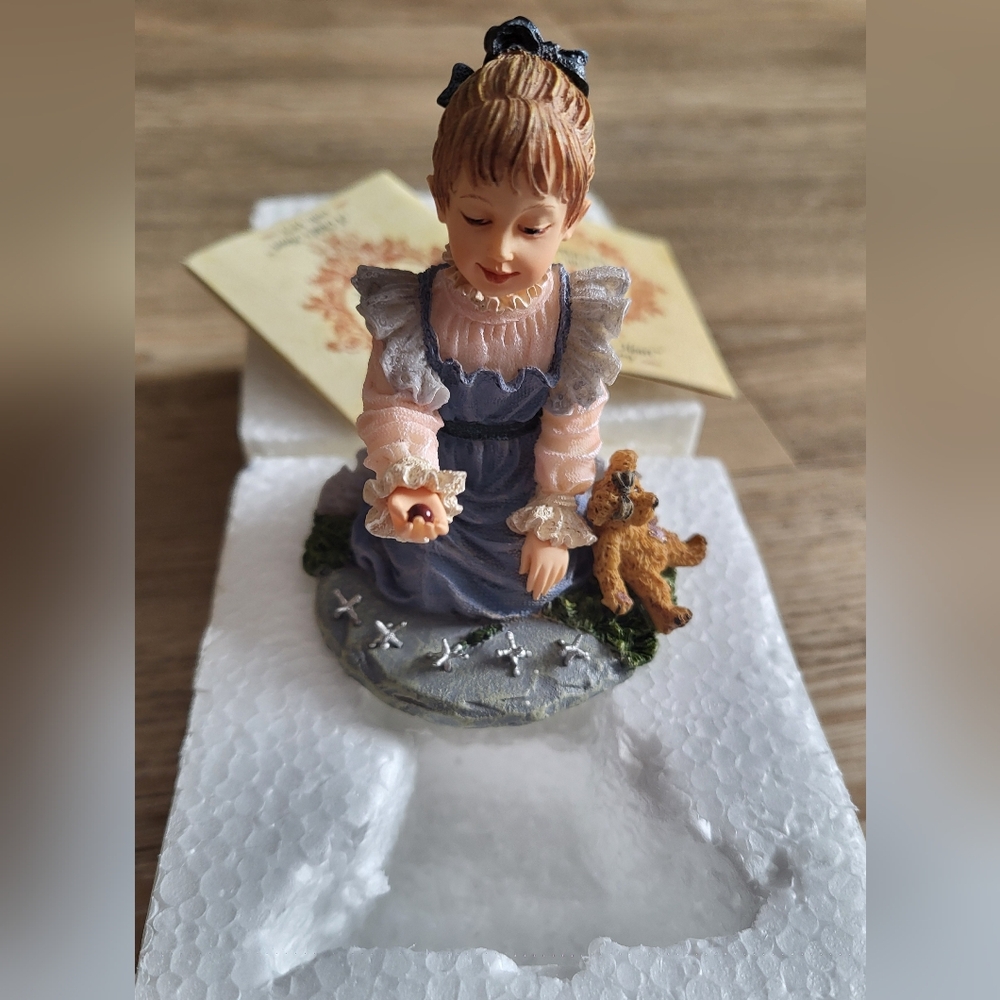 Boyds Yesterday's Child Dollstone "Jacqueline with Toosie... Old Time Fun"